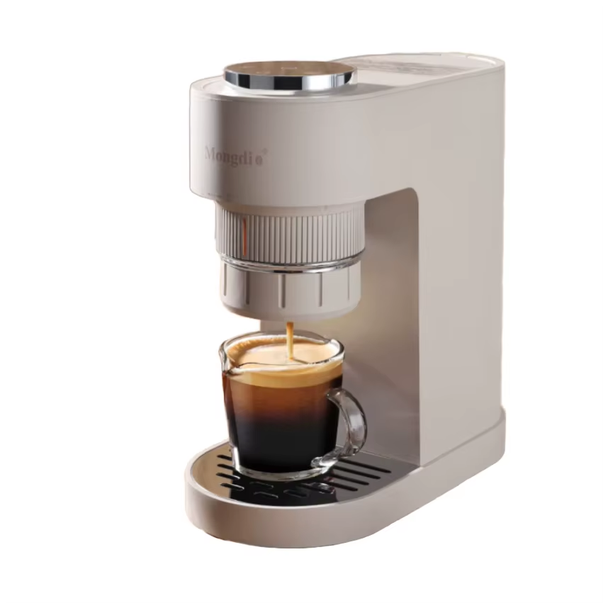 Milk Frother Automatic - Draagbare professionele semi-automatische espressomachine met melkopschuimer,