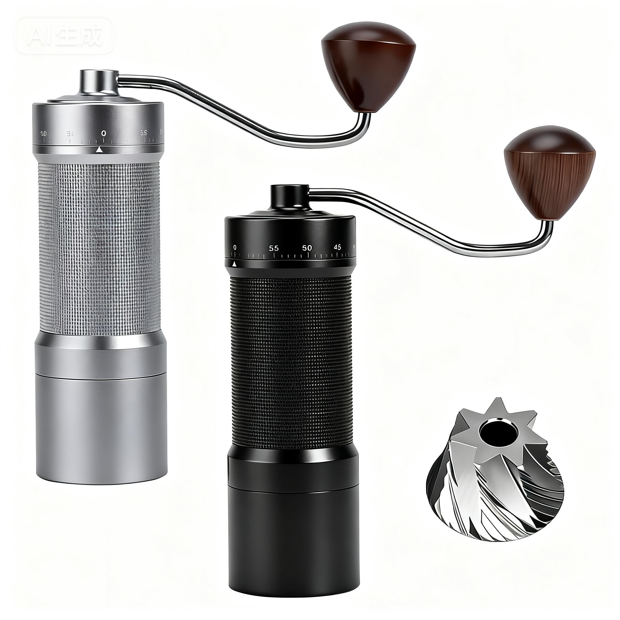 Coffee Grinder Burr - Magnetische handmatige koffiemolen met 60 verstelbare