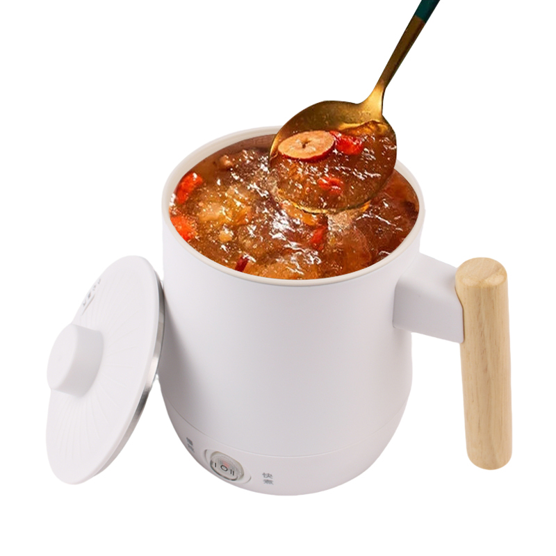 Hot Pot Electric - Elektrische Stoofpot Gezondheidsbeker 600ml Multifunctionele Heetwaterketel