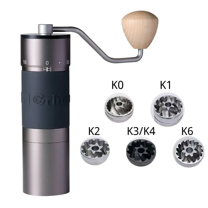 Coffee Grinder Burr - Kingrinder Handmatige Koffiemaler 420 Roestvrijstalen Maalwerk