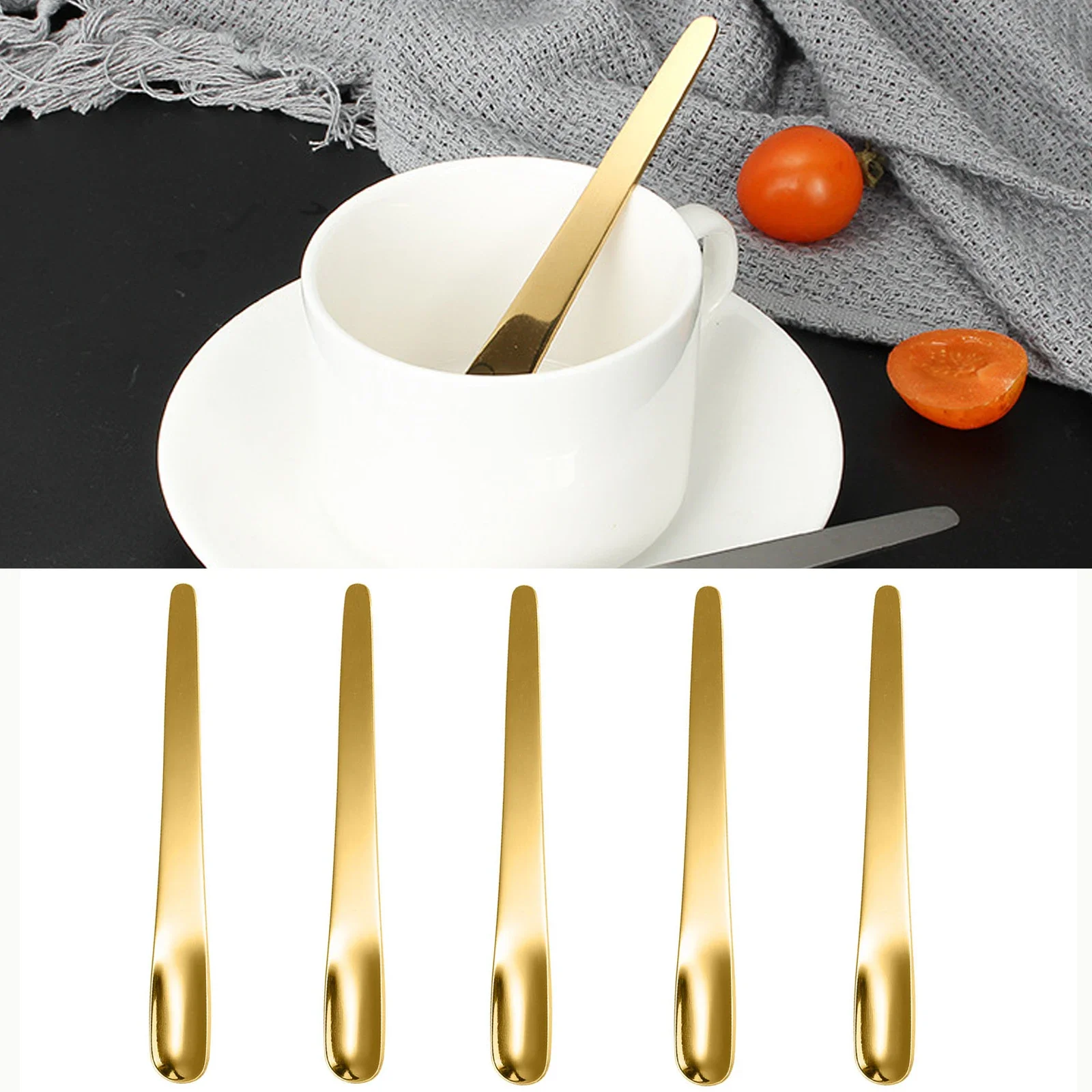 Kitchen Appliances Electronics - 5 Stuks Koffie Lepel Roestvrijstalen Platte