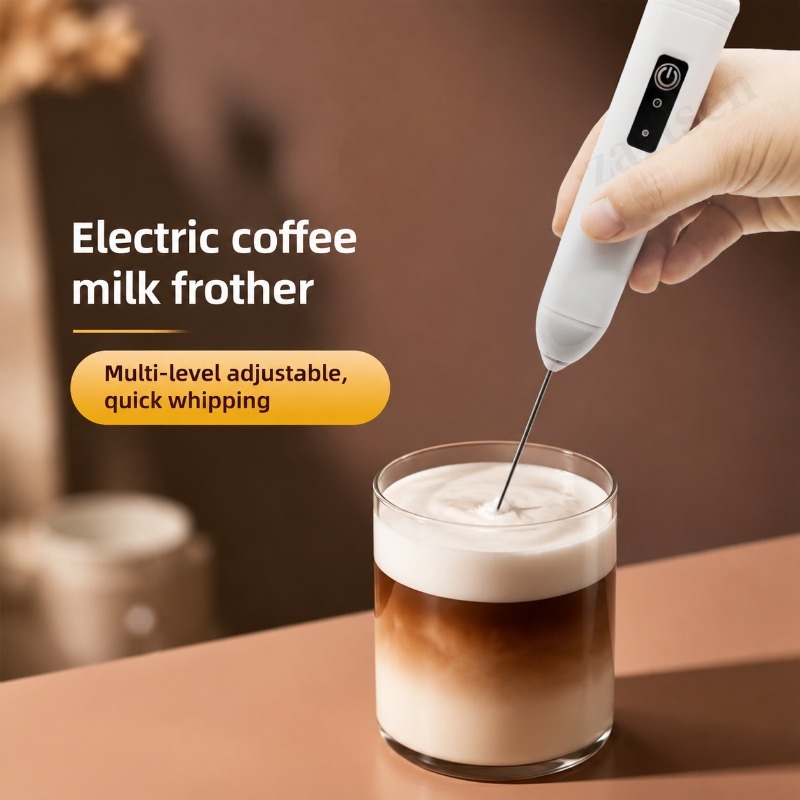 Kitchen Appliances Electronics - Elektrische koffiemelkopschuimer, koffiecreamer, handmixer, eierklopper, opschuimer,