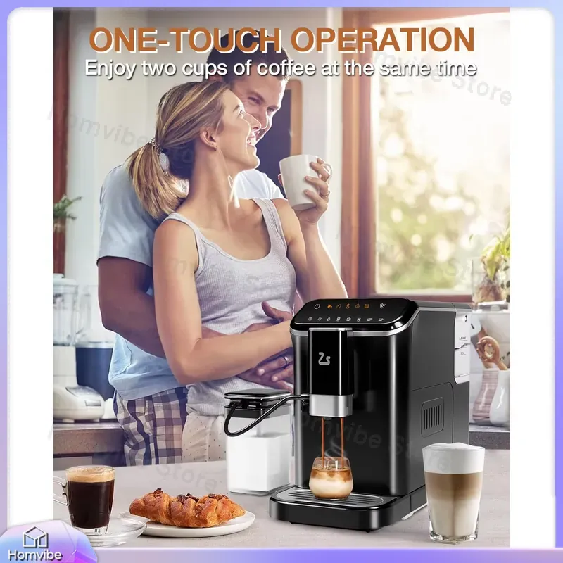 Milk Frother Automatic - 20 Bar Volledig Automatische Espresso met