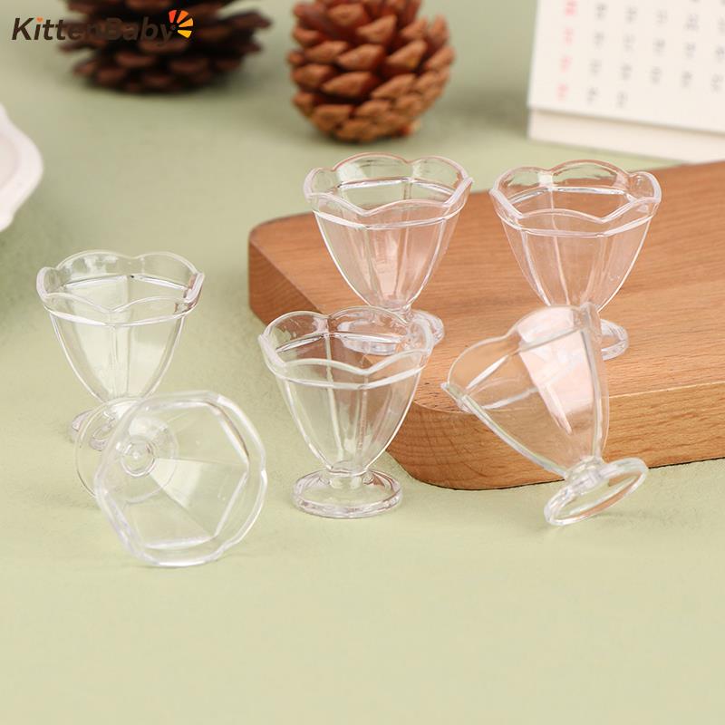 Kitchen Appliances Set - 4Pcs-17Pcs 1:12 Schaal Plaat Kop Schotel