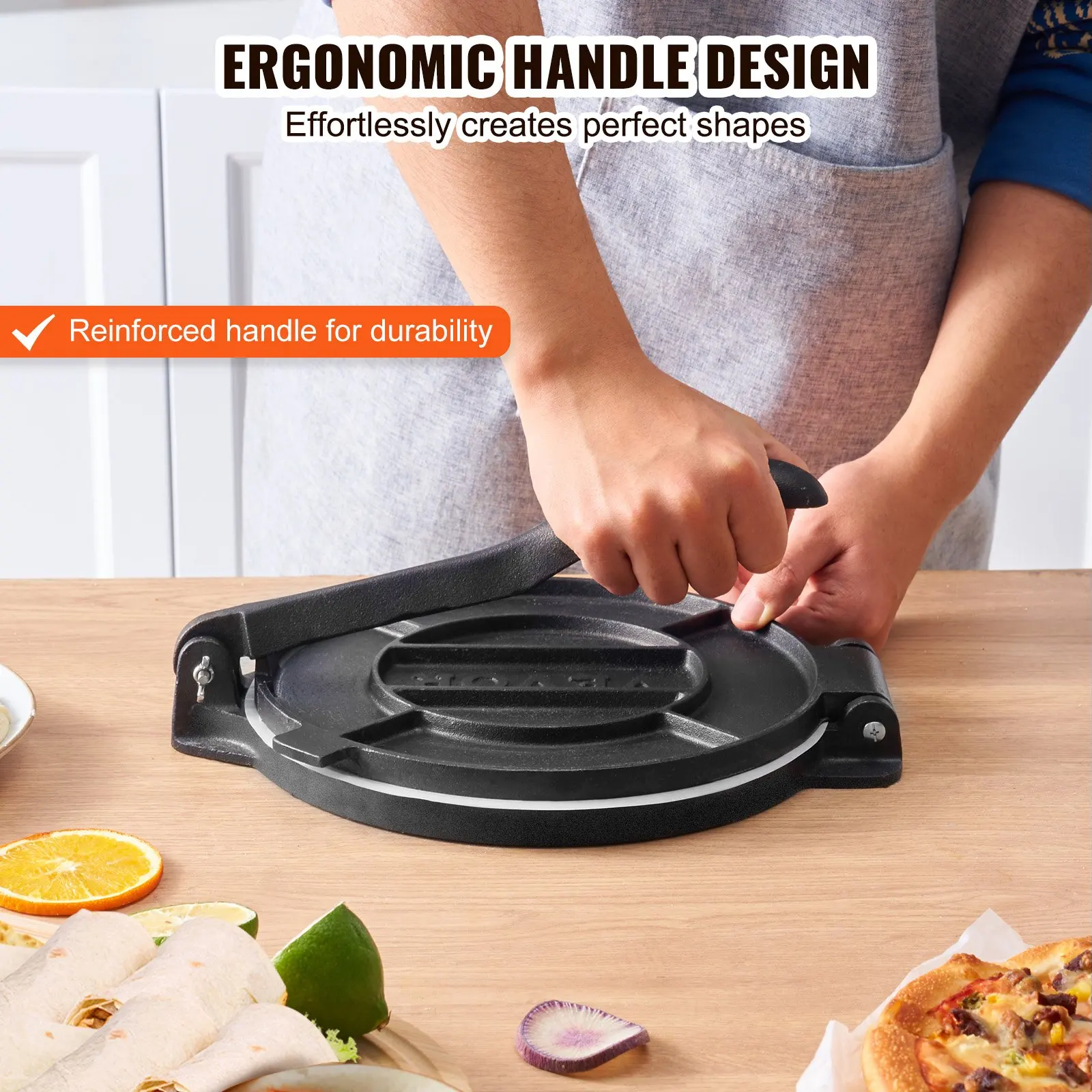 Tortillapers 8 inch en gietijz - Tortilla Press Cast recensie en prijs
