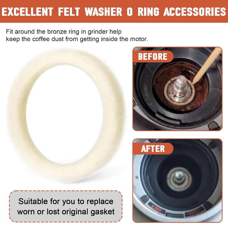 Vilten ring onderste braam kof - Coffee Grinder Burr recensie en prijs