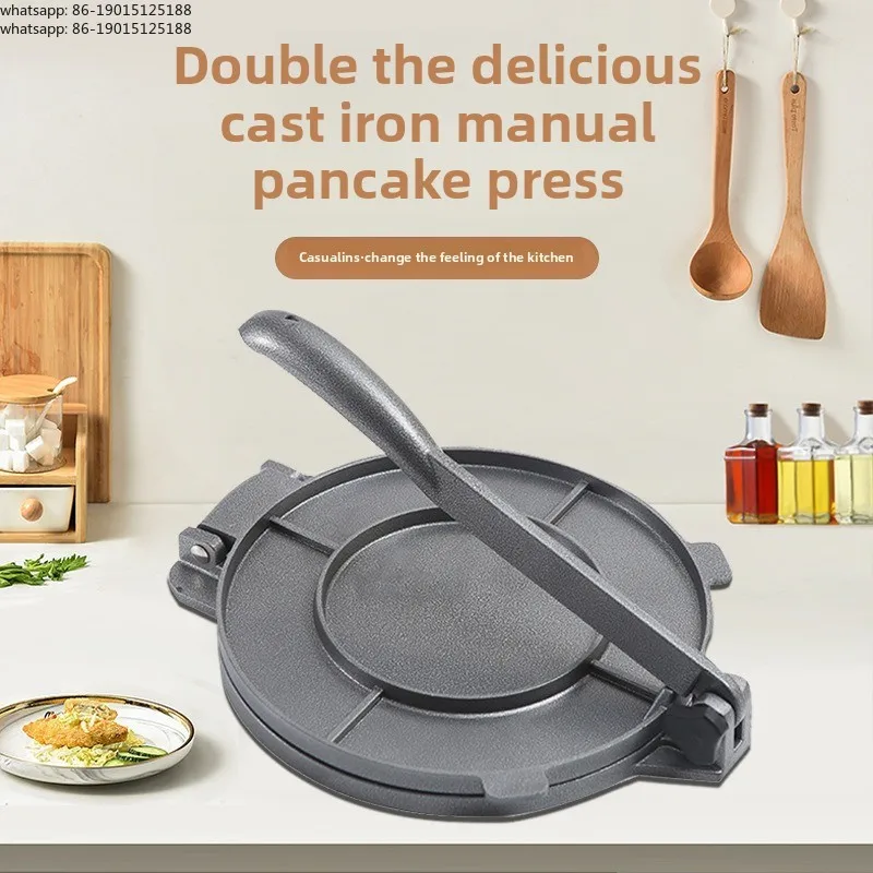 Handmatige maïsmeel tortillape - Tortilla Press Cast recensie en prijs