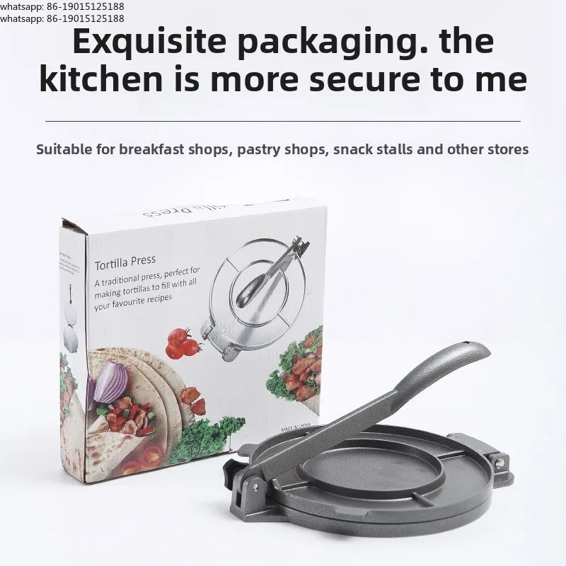 Handmatige maïsmeel tortillape - Tortilla Press Cast recensie en prijs
