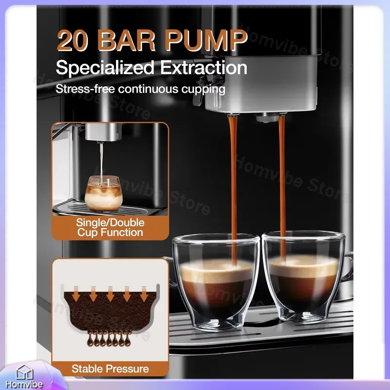 20 Bar Volledig Automatische E - Milk Frother Automatic recensie en prijs