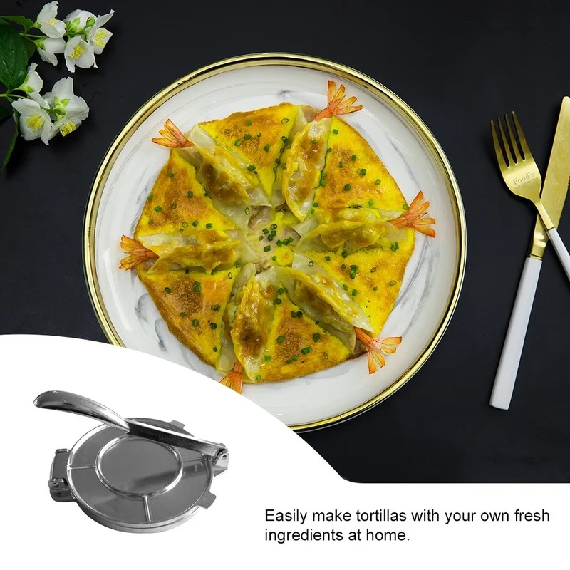 8 inch tortillapers van gegote - Tortilla Press Cast recensie en prijs