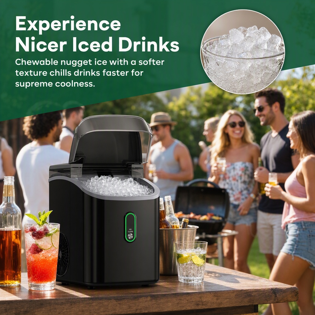 Nugget-ijsmachines voor op het - Kitchen Appliances For Home recensie en prijs