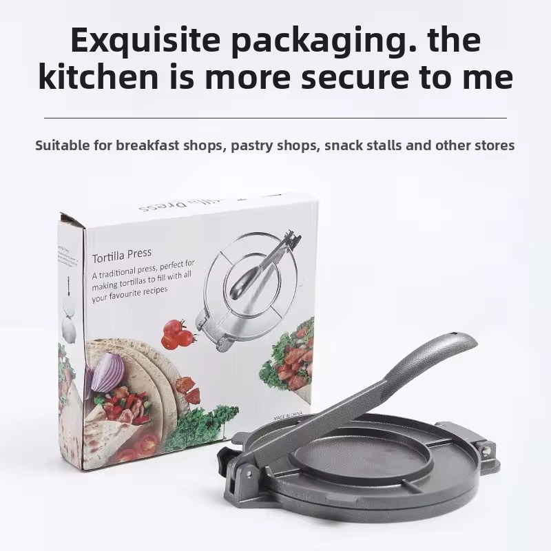 Duurzame aluminium tortillaper - Tortilla Press Cast recensie en prijs