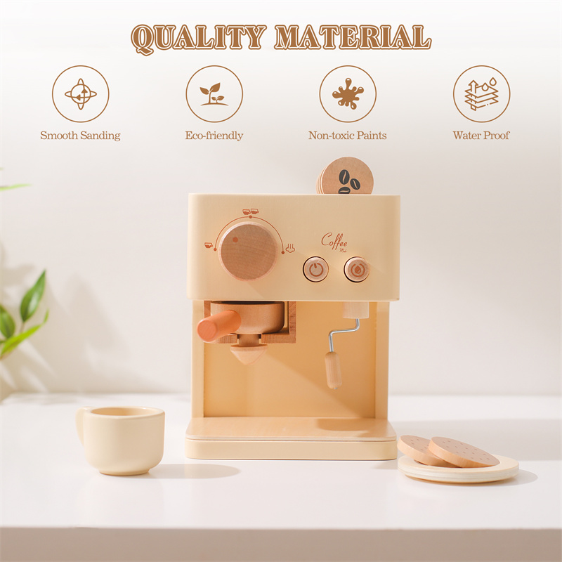 Kinderen Houten Montessori Spe - Kitchen Appliances Set recensie en prijs